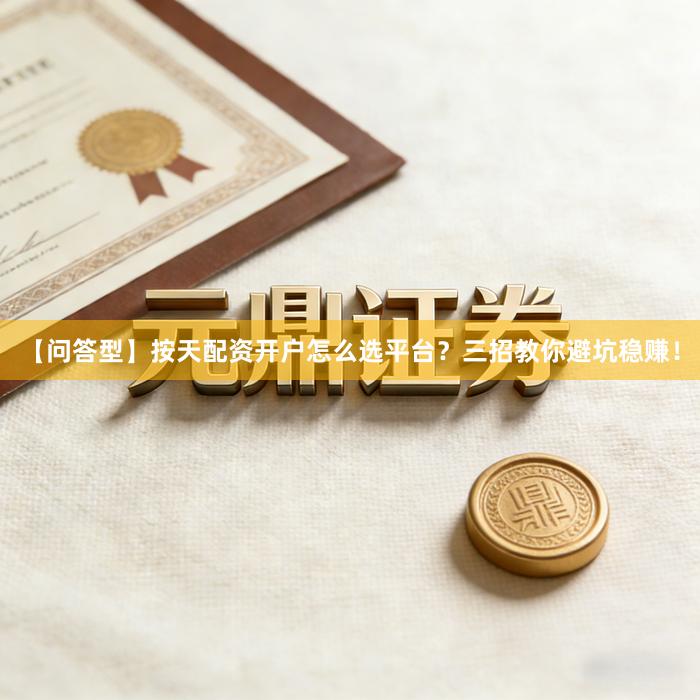 【问答型】按天配资开户怎么选平台？三招教你避坑稳赚！