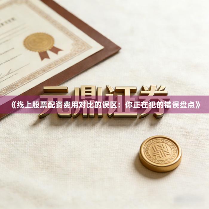 《线上股票配资费用对比的误区：你正在犯的错误盘点》