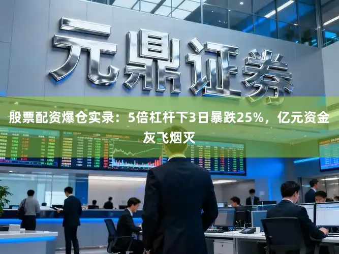 股票配资爆仓实录：5倍杠杆下3日暴跌25%，亿元资金灰飞烟灭