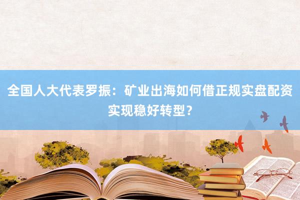 全国人大代表罗振：矿业出海如何借正规实盘配资实现稳好转型？