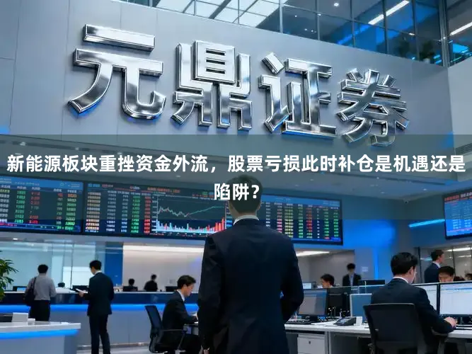 新能源板块重挫资金外流，股票亏损此时补仓是机遇还是陷阱？