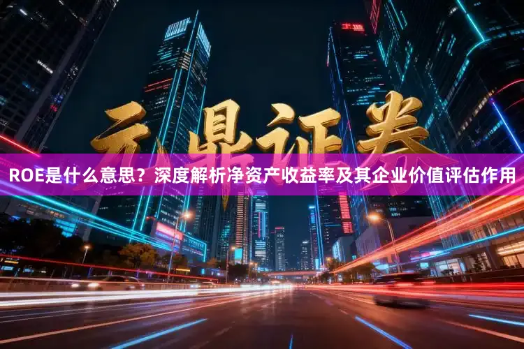 ROE是什么意思？深度解析净资产收益率及其企业价值评估作用