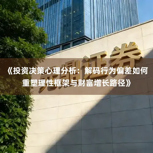《投资决策心理分析：解码行为偏差如何重塑理性框架与财富增长路径》