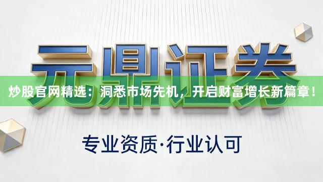 炒股官网精选：洞悉市场先机，开启财富增长新篇章！